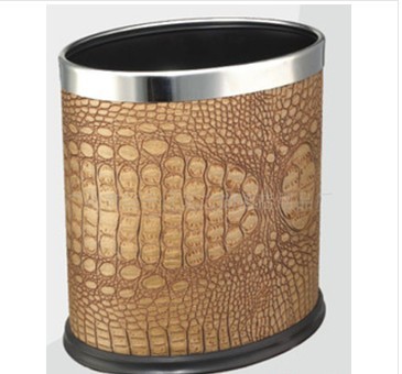 LZH-FF022不锈钢单层椭圆垃圾桶