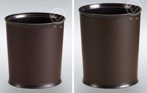 椭圆阻燃垃圾桶 高档皮革卫生桶 清洁桶
