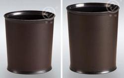 椭圆阻燃垃圾桶 高档皮革卫生桶 清洁桶