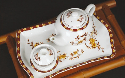 彩瓷-古典茶具