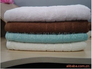 全棉螺旋缎档浴巾