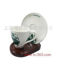 Kaffa系列 歪柄时尚绿森林意式咖啡杯