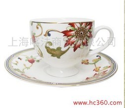Kaffa系列 酒桃花优质骨瓷咖啡杯 花茶杯