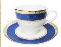 Kaffa系列 英格兰优质骨瓷咖啡杯 花茶杯 蓝色