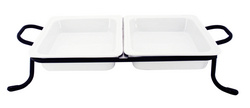 Rect. Rack for 2x1/2 GN pan w / divider-成套餐具