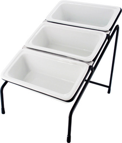 Slant metro rack for 3x1/3 GN pans-成套餐具
