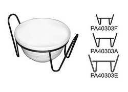 Round rack with  single ring bowl-成套餐具