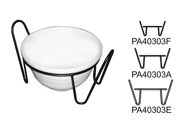 Round rack with  single ring bowl-成套餐具