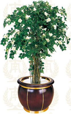 T-13 鼓形花盆（桐木）