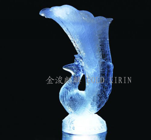 孔雀公主-盐雕冰雕