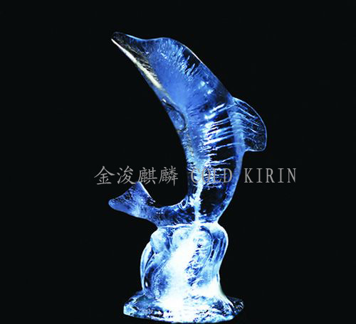 小海豚-盐雕冰雕