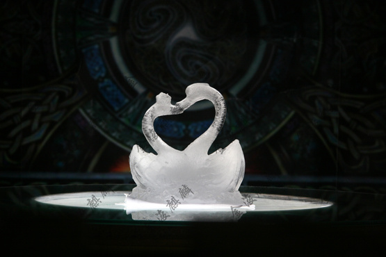 一生一世（天鹅）-盐雕冰雕