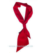 大红色领巾