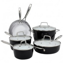 Oneida 10pc Forged Aluminum Induction Cookware
