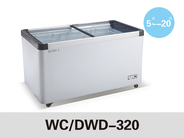 玻璃门卧式冷柜