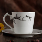 正品骨质瓷咖啡杯碟咖啡具套装