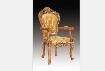 酒店餐椅-豪华欧式椅（沙比利）