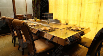 创绿巨轮长方形形铁板烧设备