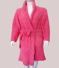 雪尼尔浴衣(玫红) LQ0908