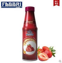 法布芮Fabbri 草莓味臻品沙司意大利原装进口装饰淋酱果酱950g
