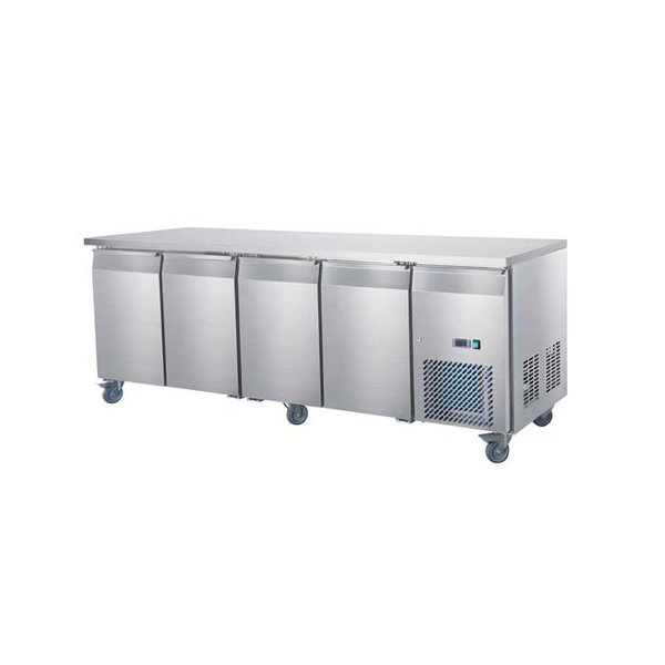 卡塞式四门冷藏平台柜|GN4100TN/BT