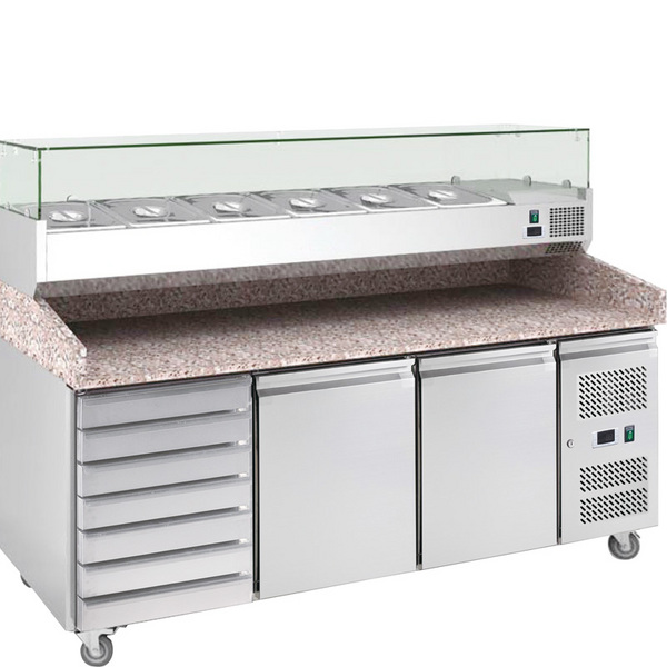 2米6带7抽屉披萨台|PZ2610TN+VRX2000/380