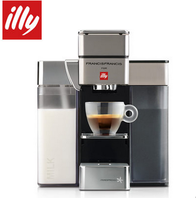 illy y5-milk胶囊咖啡机（赠100粒胶囊）