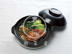 照烧鸡排煲仔饭