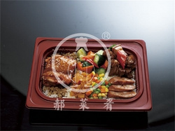 照烧鸡排双拼快餐