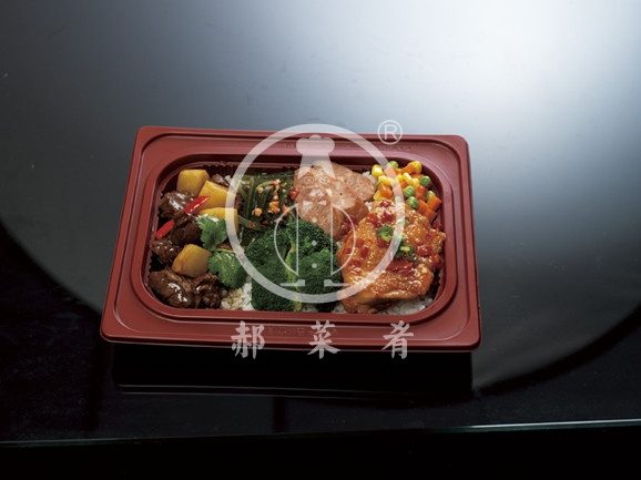 土豆炖牛肉双拼快餐
