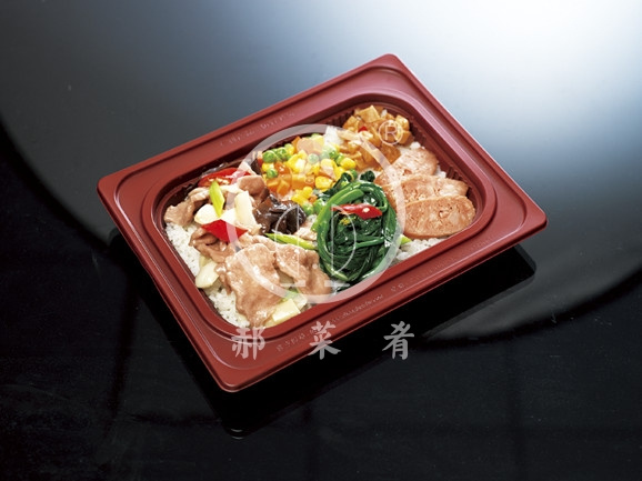 酸菜嫩滑肉快餐