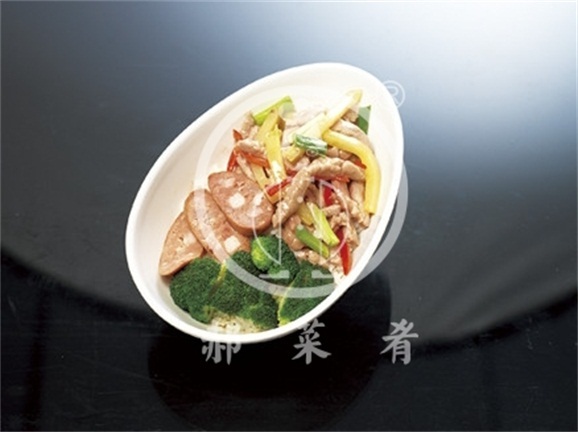 榨菜肉丝简餐