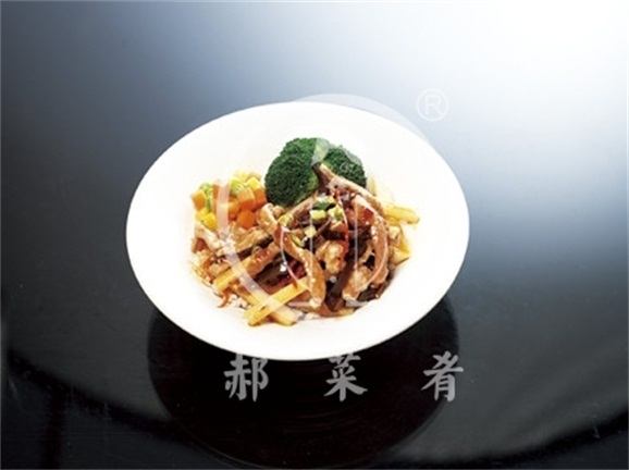 鱼香肉丝简餐