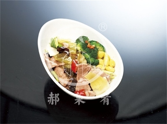 酸菜嫩滑肉简餐