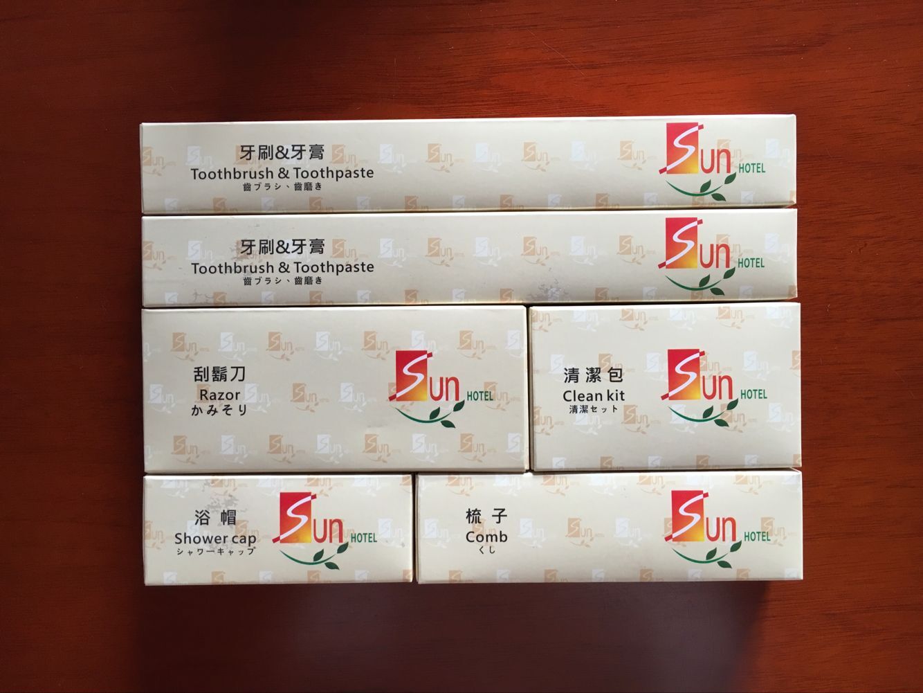 酒店/客房/宾馆 一次性用品