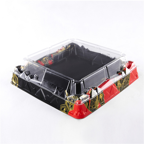 KW-0011FG-R一次塑料寿司打包盒
