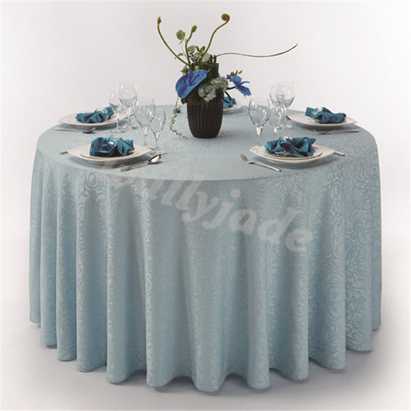 蓝色婚礼桌布台布