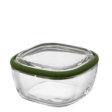 HARIO原装进口 正方形玻璃密封微波炉碗