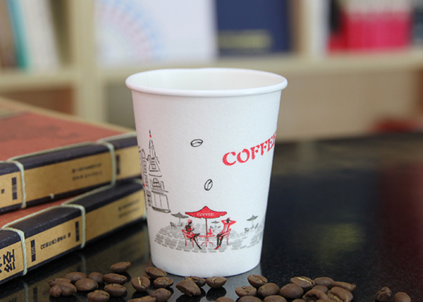 咖啡杯-9盎司街景发泡杯