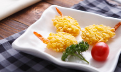 金玉蝴蝶虾Cornmeal Butterfly Shrimp