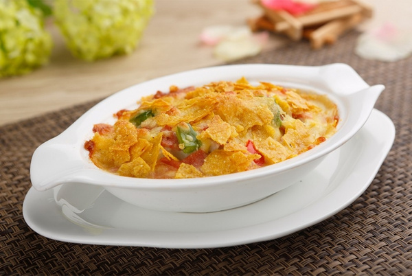 芝士培根焗薯泥Gratin Mashed Potato with Bacon and Cheese