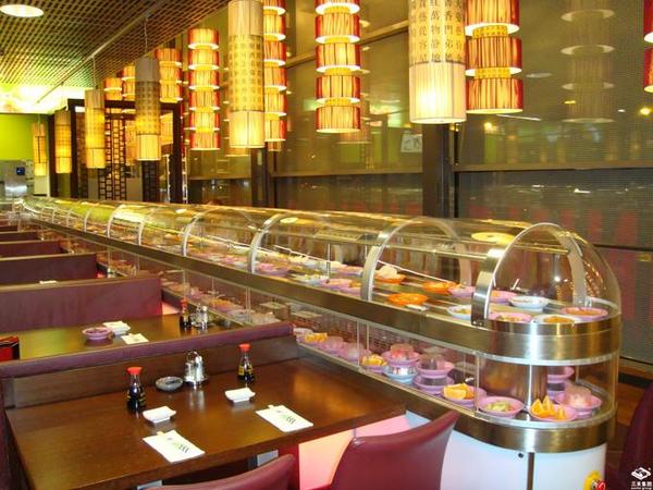 玻璃罩回转寿司设备