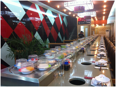 双轨回转寿司输送带