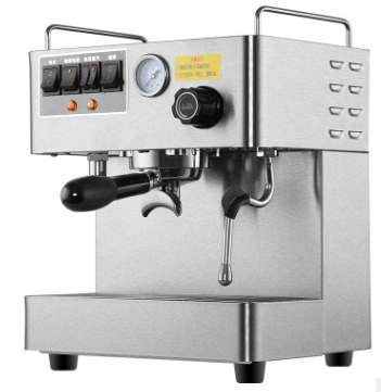 CRM3012意式半自动咖啡机商用双锅炉泵压式咖啡机15BAR双杯手柄