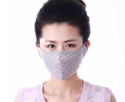 美得利PM2.5防护口罩防尘防雾霾抗菌纯棉轻薄透气时尚男女口罩N95