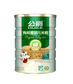 公爵嬰幼兒有機(jī)米粉聽裝3段