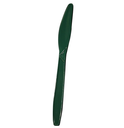 一次性刀子 绿色塑料刀 绿刀 餐刀 西餐刀 约100只甜品刀 