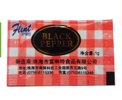 富琳特黑胡椒調(diào)味包 1克蘸炸雞吃 黑胡椒碎小包裝 胡椒粉調(diào)味料