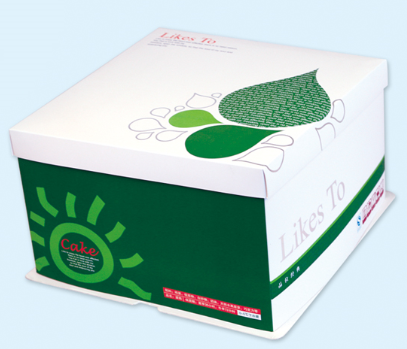 绿色经典蛋糕盒