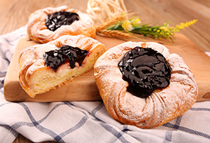 蓝莓花型丹麦片